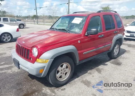 2006 Jeep Liberty Sport from USA, damaged, VIN 1J4GL48K36W127053